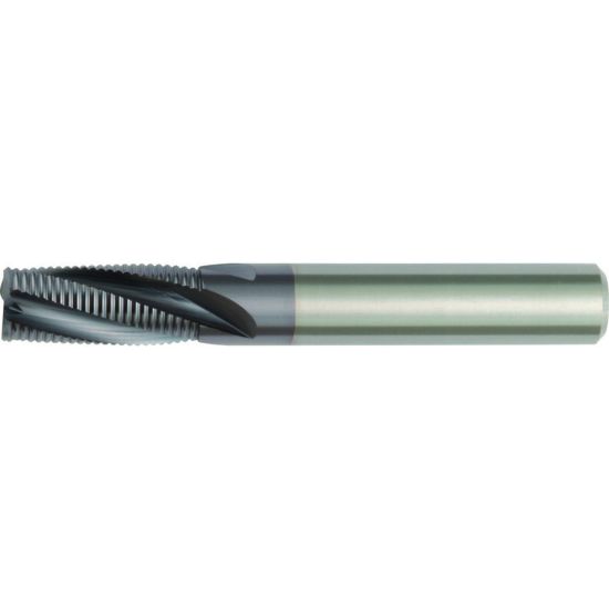 Picture of HANITA/WIDIA 490606002RT DIA 6MM SH 0.2362 LOC 0.5118 OAL 2.2441 End Mill Carbide AlTiN Single End 45.0° Chamfer WIDIA Series Mills