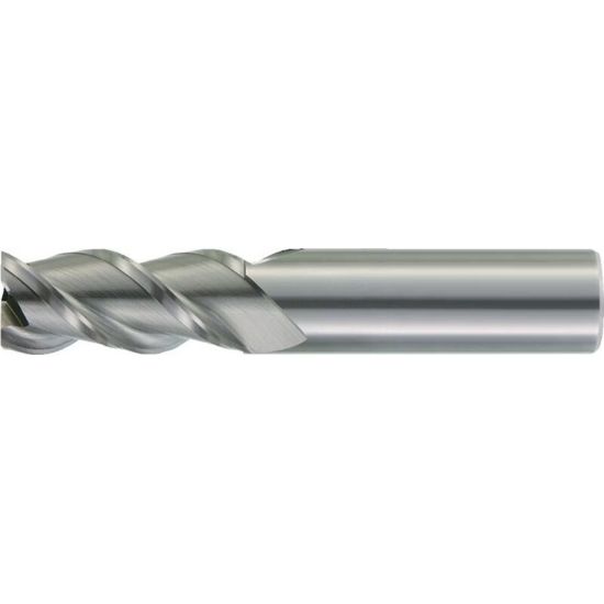 Picture of HANITA/WIDIA 4K2316076 DIA 5/8 SH 0.6250 LOC 3.00 OAL 5.2500 End Mill Standard Flute High Helix Carbide Uncoated Single End Square Sharp ArCut