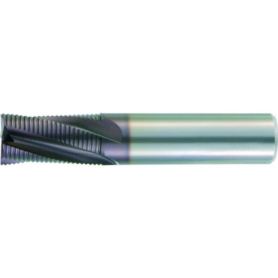 Picture of HANITA/WIDIA TR4S4R16006 DIA 5/8 SH 2.00 LOC 0.7500 OAL 3.00 End Mill Carbide AlTiN Single End 45.0° Chamfer WIDIA Series Mills