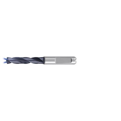 Picture of EMUGE TA503344.1800 Carbide Drill Coolant Thru Carbide 140° 0.708 Diameter 0.708 Shank 4.842 OAL 2.874 Flute 2 Flute AlCrN