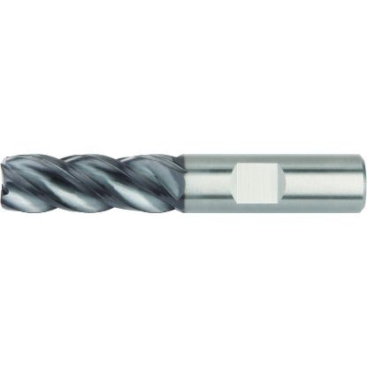 Picture of HANITA/WIDIA 4V1513005CW DIA 1/2 SH 0.50 LOC 2.00 OAL 4.00 End Mill Standard Flute Variable Helix Carbide AlTiN Single End Corner Radius 0.0600 1.52MM VariMill I