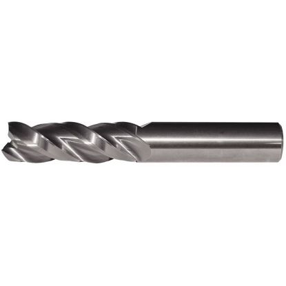 Picture of HANITA/WIDIA 5A0325008B DIA 1 SH 1.00 LOC 1.50 OAL 4.00 End Mill Standard Flute High Helix Carbide Uncoated Single End Corner Radius 0.0300 0.76MM AluSurf