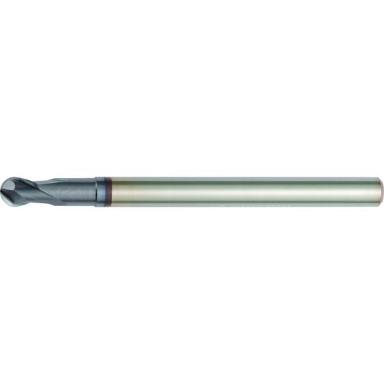 Picture of HANITA/WIDIA 70N105002RT DIA 5MM SH 0.2362 LOC 0.1969 OAL 2.9921 End Mill Standard Flute High Helix Carbide TiAlN Single End Ball Nose Vision Plus