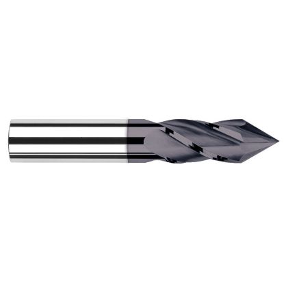 Picture of HARVEY Tool 15432-C3 1/2 DIA x 60 Carbide Drill /Mill, AlTiNDrill /Mill Carbide AlTiN Single End Drill Point