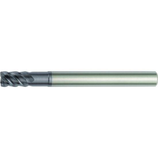 Picture of HANITA/WIDIA 75N503022LT DIA 3MM SH 0.2362 LOC 0.1770 OAL 2.2441 End Mill Standard Flute High Helix Carbide TiAlN Single End Corner Radius 0.0098 0.25MM Vision Plus