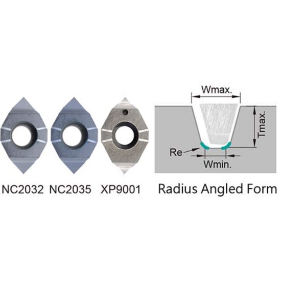 Picture of NINE X060A90W010R NC2032 Indexable Drill Positive TiAIN