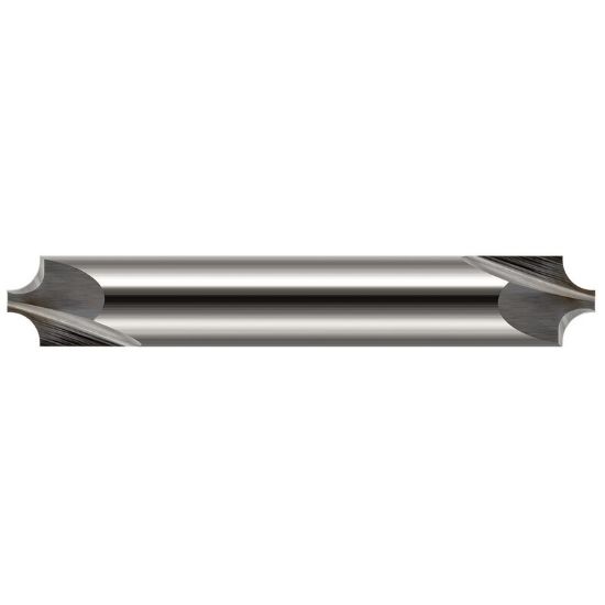 Picture of HARVEY Tool 17236 .236 R x .107 P FLRD CREM, DE 2 FL Corner Rounder Carbide Uncoated Double End Corner Rounder 0.1070 2.72MM