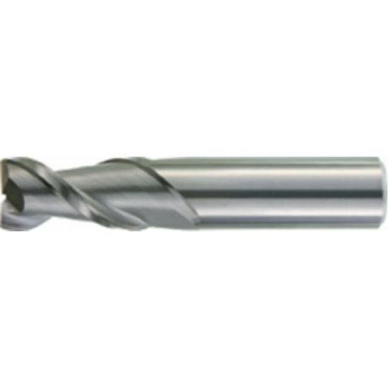 Picture of HANITA/WIDIA 4K4213075C DIA 1/2 SH 0.50 LOC 0.6250 OAL 2.50 End Mill Standard Flute High Helix Carbide Uncoated Single End Corner Radius 0.0600 1.52MM ArCut