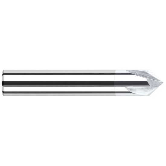 Picture of HARVEY Tool 18741-C8 1/8 DIA x 41 DEG Carbide Chamfer , TiB2 Chamfer Mill Carbide AlTiN Single End Cham Mill