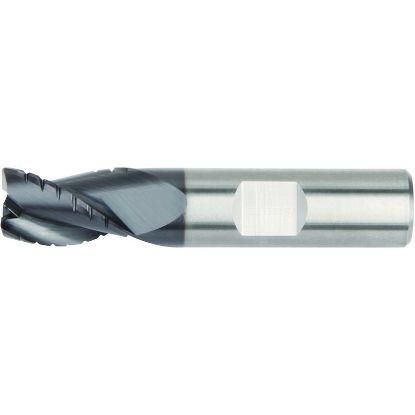 Picture of HANITA/WIDIA 4Q0525008BW DIA 1 SH 1.00 LOC 2.00 OAL 4.00 End Mill Carbide AlTiN Single End Corner Radius 0.0300 0.76MM WIDIA Series Mills