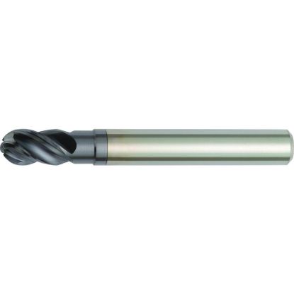 Picture of HANITA/WIDIA 47N005002LT DIA 5MM SH 0.2362 LOC 0.3543 OAL 2.2441 End Mill Standard Flute High Helix Carbide TiAlN Single End Ball Nose VariMill