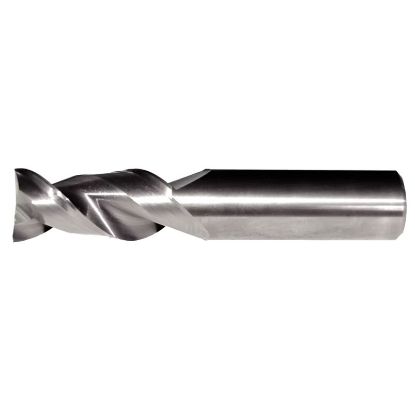 Picture of HANITA/WIDIA 510201500.. DIA 1.50MM SH 0.0591 LOC 0.2362 OAL 1.496 End Mill Standard Flute High Helix Carbide Uncoated Single End Square Sharp AluSurf