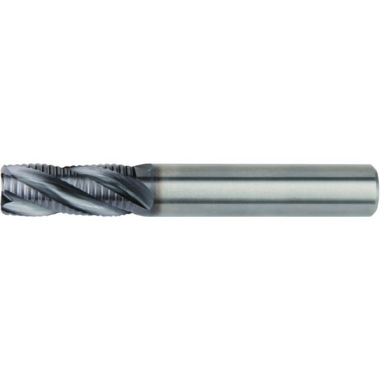 Picture of HANITA/WIDIA 497605002T DIA 5MM SH 0.2362 LOC 0.5118 OAL 2.2441 End Mill Carbide AlTiN Single End 45.0° Chamfer WIDIA Series Mills