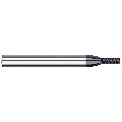Picture of HARVEY Tool 24378-C6 .078 D HI-HELIX MA FINISHER, 3x LOC Nano End Mill Standard Flute Standard Helix Carbide AlTiN Single End Square Sharp