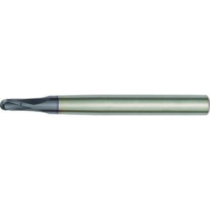 Picture of HANITA/WIDIA 706104002RT DIA 4MM SH 0.2362 LOC 0.1575 OAL 2.9528 End Mill Standard Flute High Helix Carbide TiAlN Single End Ball Nose Vision Plus