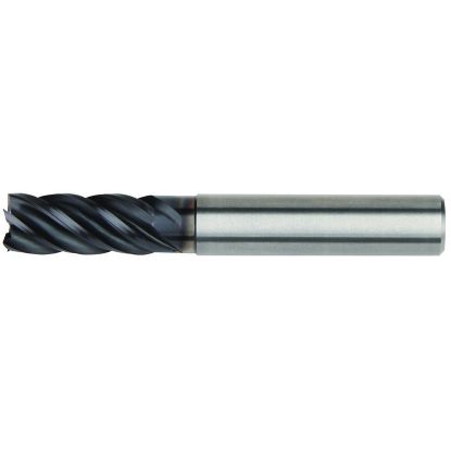 Picture of HANITA/WIDIA 57N8160R6TQ DIA 16MM SH 0.6299 LOC 1.2598 OAL 3.9370 End Mill Standard Flute Variable Helix Carbide AlTiN Single End Corner Radius 0.1575 4.00MM VariMill II