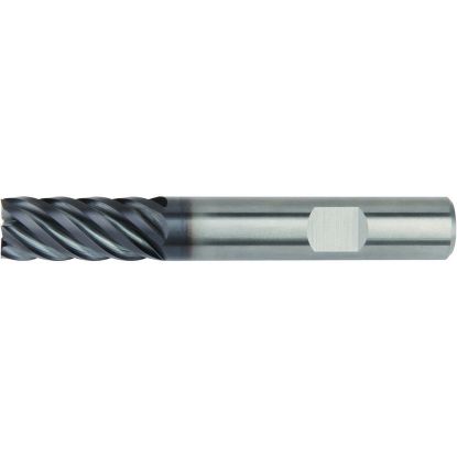 Picture of HANITA/WIDIA D50706002W DIA 6MM SH 0.2362 LOC 0.3937 OAL 2.1260 End Mill Standard Flute High Helix Carbide AlTiN Single End Square Sharp WIDIA Series Mills