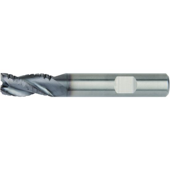 Picture of HANITA/WIDIA DQ1318018W DIA 18MM SH 0.7087 LOC 1.2598 OAL 3.6220 End Mill Carbide AlTiN Single End Corner Radius 0.0177 0.45MM WIDIA Series Mills