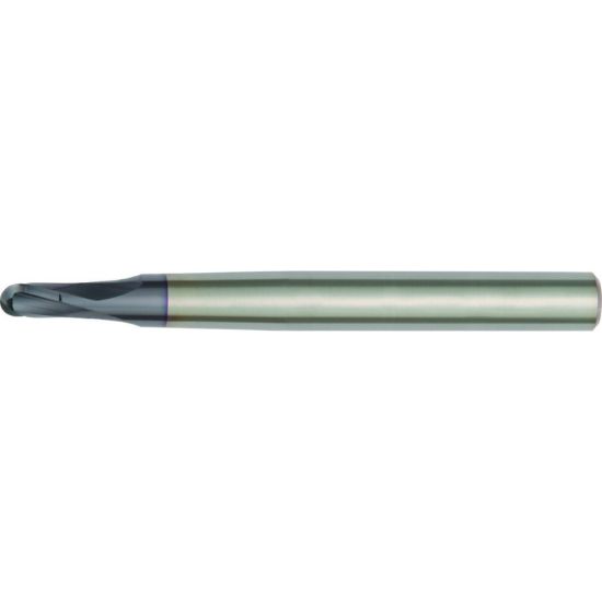 Picture of HANITA/WIDIA 706106004RT DIA 6MM SH 0.3937 LOC 0.2362 OAL 3.9370 End Mill Standard Flute High Helix Carbide TiAlN Single End Ball Nose Vision Plus