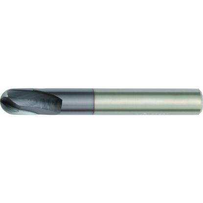 Picture of HANITA/WIDIA 715108003RT DIA 8MM SH 0.3150 LOC 0.3150 OAL 2.4803 End Mill Standard Flute High Helix Carbide Uncoated Single End Ball Nose Vision Plus