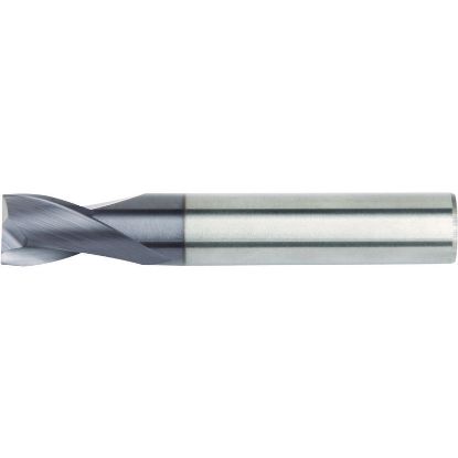 Picture of HANITA/WIDIA D0120450T008S DIA 4.50MM SH 0.2362 LOC 0.3150 OAL 2.244 End Mill Standard Flute High Helix Carbide TiAlN Single End Square Sharp WIDIA Series Mills