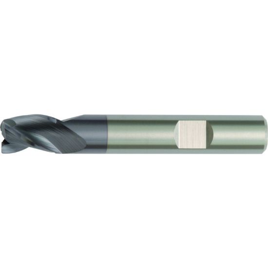 Picture of HANITA/WIDIA DC0303002LW DIA 3MM SH 0.2362 LOC 0.1575 OAL 1.9685 End Mill Standard Flute High Helix Carbide Uncoated Single End Corner Radius 0.0100 0.25MM WIDIA Series Mills