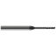 Picture of HARVEY Tool 10245 DIA 0.045 LOC 0.2250 OAL 2.50 End Mill Standard Flute Standard Helix Carbide Diamond Single End Ball Nose