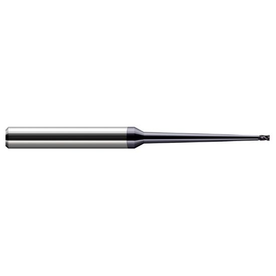 Picture of HARVEY Tool 30878-C6 .078 DIA x 1.0 RCH CLEAR 4FL AlTiN Nano End Mill Standard Flute Standard Helix Carbide AlTiN Single End Square Sharp