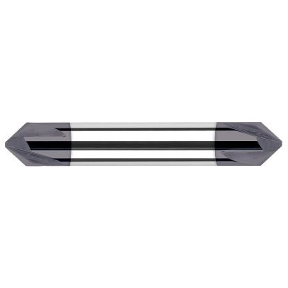 Picture of HARVEY Tool 18615-C3 1/2 DIA x 15 DEG Carbide Chamfer , DE, AlTiN Chamfer Mill Carbide AlTiN Double End Cham Mill