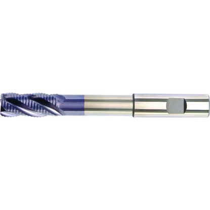 Picture of HANITA/WIDIA TF6TNR16016 DIA 5/8 SH 2.00 LOC 1.6250 OAL 6.1250 End Mill Powder Metal TiAlN Single End 45.0° Chamfer WIDIA Series Mills