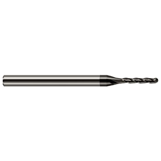 Picture of HARVEY Tool 32278-C4 .078 BALL Carbide 5x Long Flute EM, DIAMND End Mill Standard Flute Standard Helix Carbide Diamond Single End Ball Nose