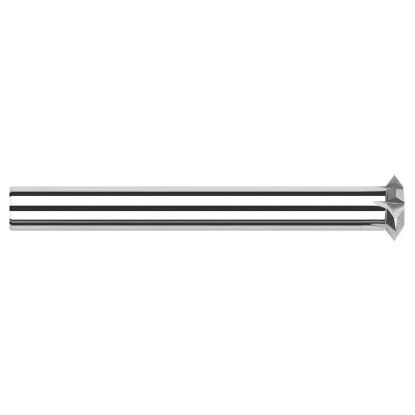 Picture of HARVEY Tool 19520 3/4 DIA x 90 DEG Carb Long RCH DASC Chamfer Mill Carbide Uncoated Single End Cham Mill