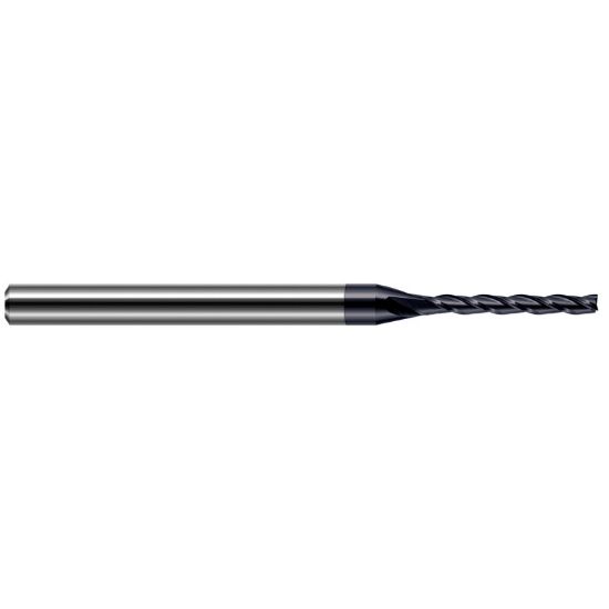 Picture of HARVEY Tool 33678-C3 .078 DIA Carbide 8x Long Flute EM, AlTiN End Mill Standard Flute Standard Helix Carbide AlTiN Single End Square Sharp