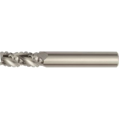 Picture of HANITA/WIDIA TC4A0R13005 DIA 1/2 SH 2.00 LOC 1.00 OAL 3.00 End Mill Carbide TiCN Single End 45.0° Chamfer WIDIA Series Mills