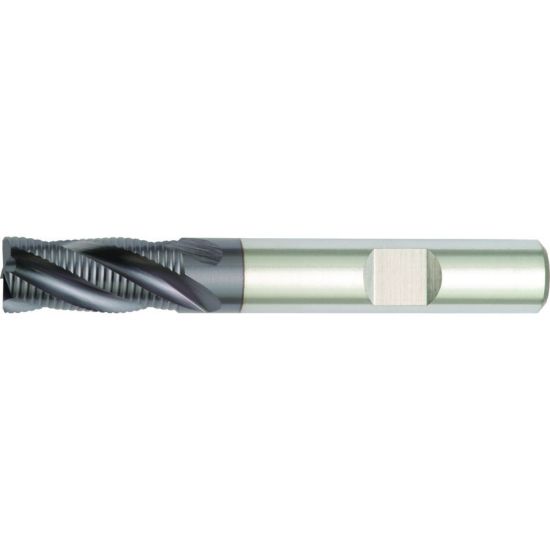Picture of HANITA/WIDIA TF6T3R32009 DIA 1-1/4 SH 2.00 LOC 3.00 OAL 5.50 End Mill Powder Metal TiAlN Single End 45.0° Chamfer WIDIA Series Mills