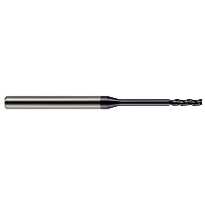 Picture of HARVEY Tool 13708-C3 DIA 1/8 LOC 1.00 OAL 2.50 End Mill Standard Flute Standard Helix Carbide AlTiN Single End Square Sharp
