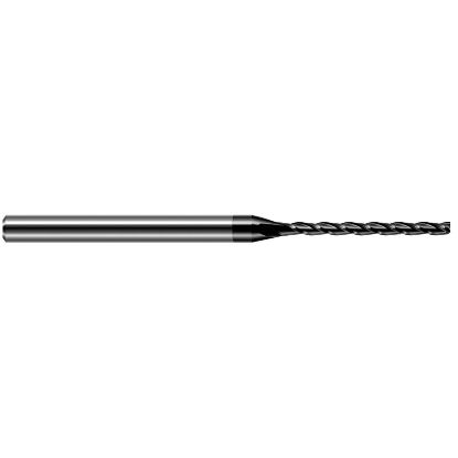 Picture of HARVEY Tool 34978-C4 .078 DIA Carbide 12x Long Flute EM, DIAMOND End Mill Standard Flute Standard Helix Carbide Diamond Single End Square Sharp