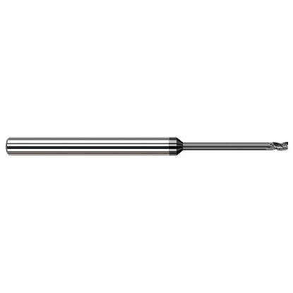 Picture of HARVEY Tool 35420-C4 .020 DIA Carbide STB FL 12x RCH EM, DIAMOND End Mill Standard Flute Standard Helix Carbide Diamond Single End Square Sharp