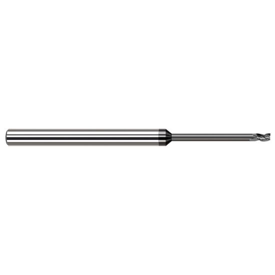 Picture of HARVEY Tool 35420-C4 .020 DIA Carbide STB FL 12x RCH EM, DIAMOND End Mill Standard Flute Standard Helix Carbide Diamond Single End Square Sharp