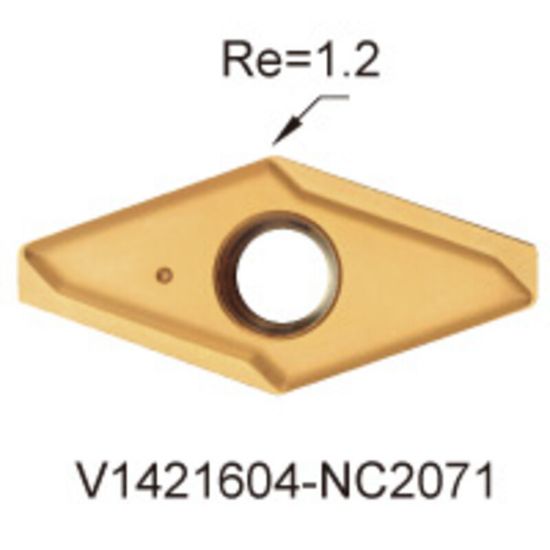 Picture of NINE V1421604-NC2071 K20F Flat Blade Indexable Drill Positive TiN
