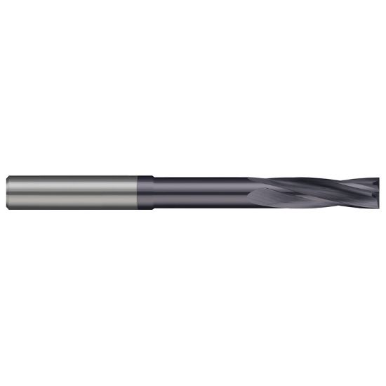 Picture of HARVEY Tool 25517-C3 .2656 D x 2.125 RCH Flat End AlTiN Counter Bore Carbide AlTiN Single End Square Sharp