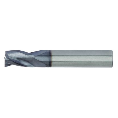 Picture of HANITA/WIDIA 40130800W028S DIA 8MM SH 0.3150 LOC 1.1024 OAL 2.9528 End Mill Standard Flute High Helix Carbide TiAlN Single End Square Sharp WIDIA Series Mills