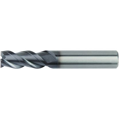 Picture of HANITA/WIDIA 450301001T DIA 1MM SH 0.1575 LOC 0.1181 OAL 1.9685 End Mill Standard Flute High Helix Carbide AlTiN Single End Square Sharp WIDIA Series Mills