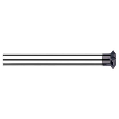 Picture of HARVEY Tool 19520-C3 3/4 DIA x 90 DEG Long RCH DASC, AlTiN Chamfer Mill Carbide AlTiN Single End Cham Mill