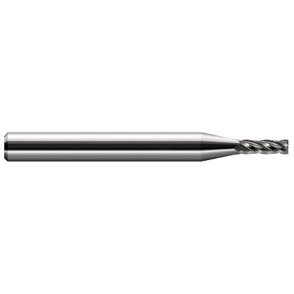 Picture of HARVEY Tool 44795 .095 D x .005 R CRAD EM, 2 FL End Mill Standard Flute Standard Helix Carbide Uncoated Single End Corner Radius 0.0050 0.13MM