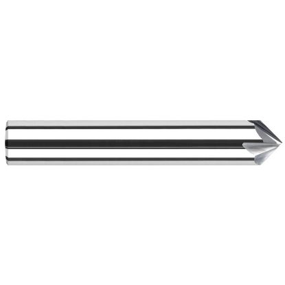 Picture of HARVEY Tool 47620 1/4 DIA x 20 DEG Chamfer , 2 FL Chamfer Mill Carbide Uncoated Single End Cham Mill