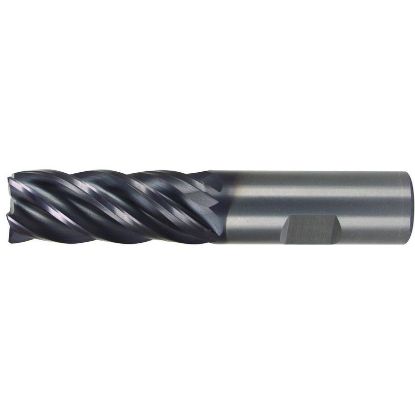 Picture of HANITA/WIDIA 577704012MT DIA 4MM SH 0.1575 LOC 0.4331 OAL 2.1654 End Mill Standard Flute High Helix Carbide AlTiN Single End Square Sharp VariMill II