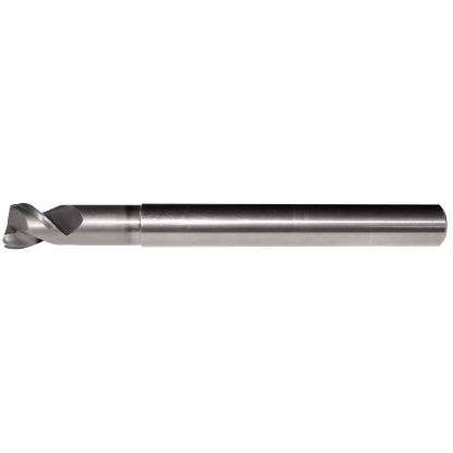 Picture of HANITA/WIDIA 5AN207042 DIA 1/4 SH 0.2500 LOC 0.3125 OAL 3.00 End Mill Standard Flute High Helix Carbide Uncoated Single End Square Sharp AluSurf