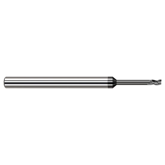 Picture of HARVEY Tool 34700-C4 .100 DIA Carbide STB FL 8x RCH EM, DIAMOND End Mill Standard Flute Standard Helix Carbide Diamond Single End Square Sharp