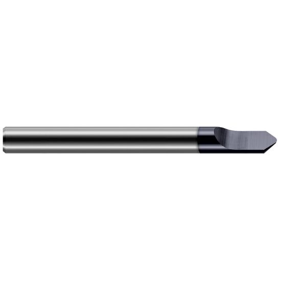 Picture of HARVEY Tool 48830-C3 1/4 D x 30 DEG x .010 R ENGR, AlTiN End Mill Standard Flute Standard Helix Carbide AlTiN Single End Square Sharp